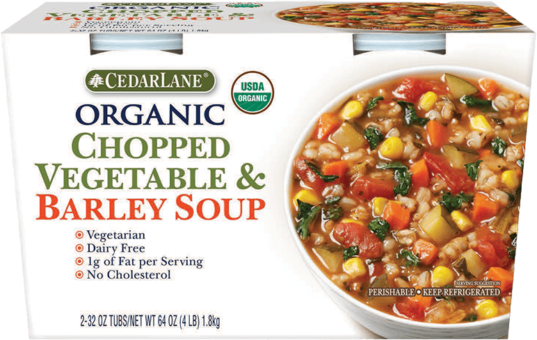 Cedarlane - Organic Chopped Vegetable & Barley Soup